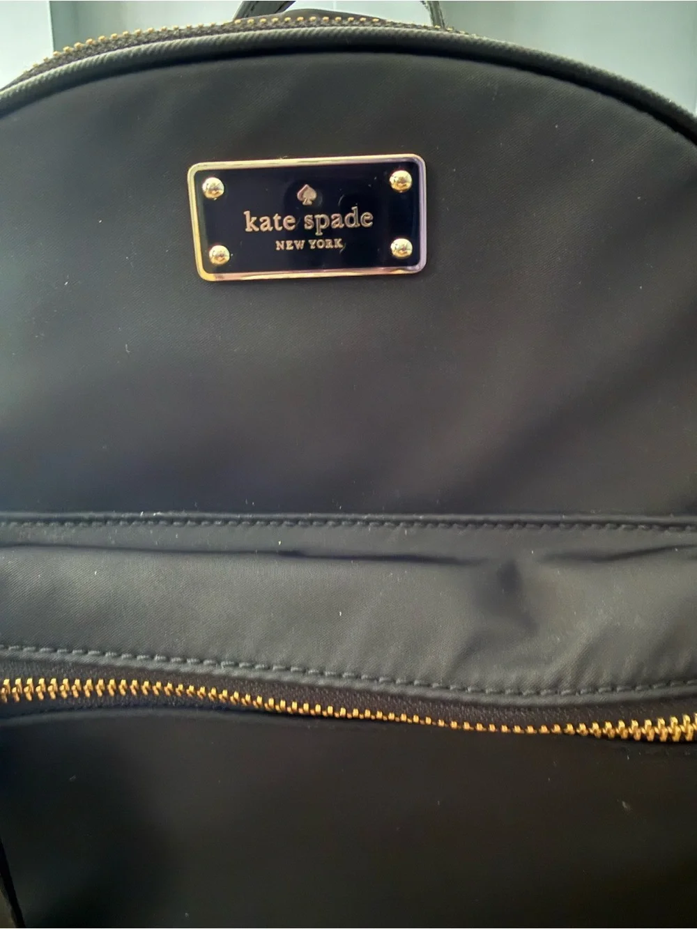 Kate Spade Wilson Road Bradley backpack in black nylon